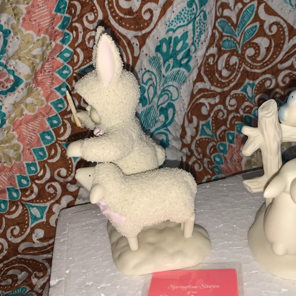 NEW IN BOX SNOWBUNNIES “LET’S ALL SING LIKE THE BIRDIES SING” Snowbabies - Picture 5 of 13